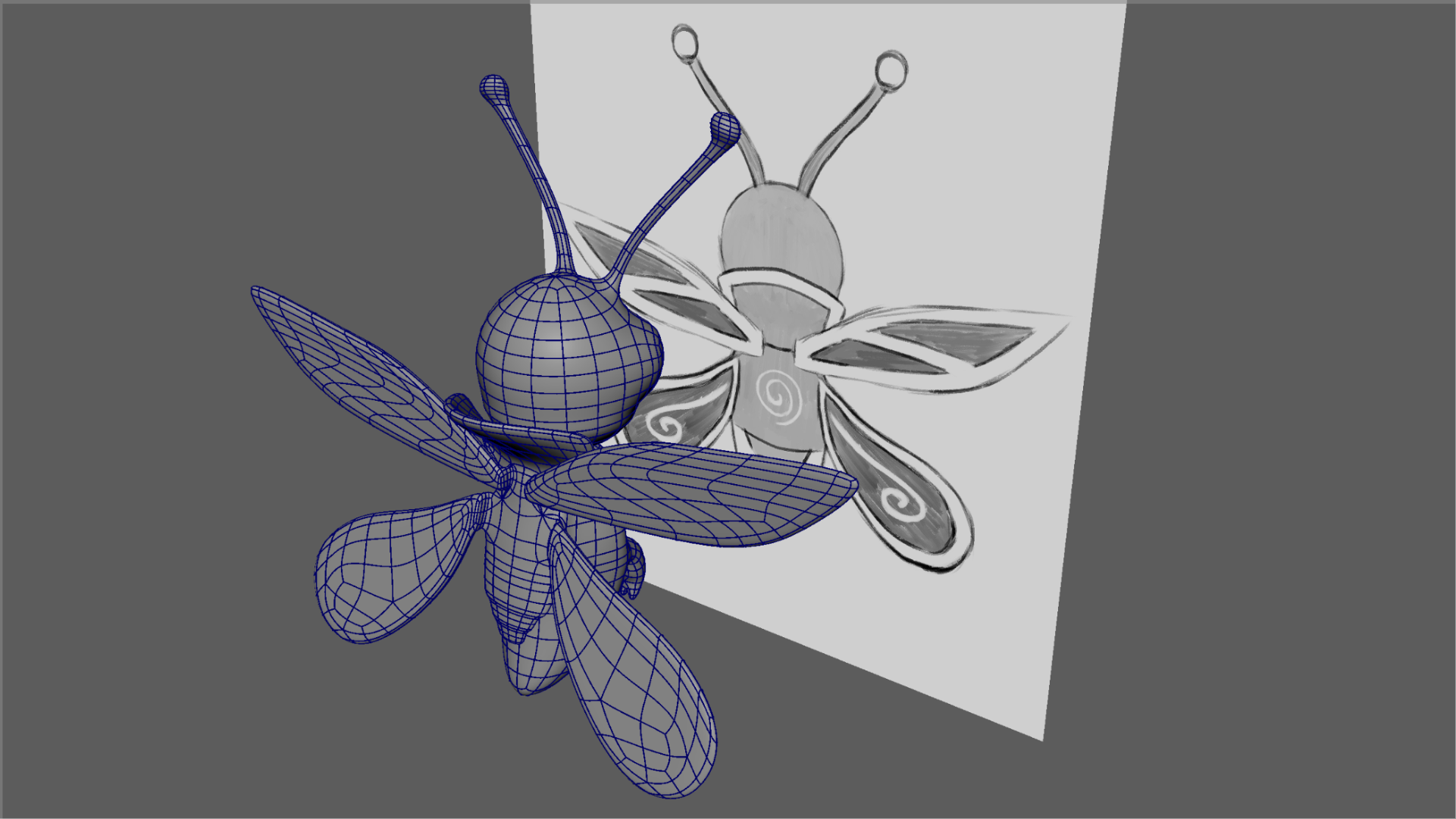 3D model render 3