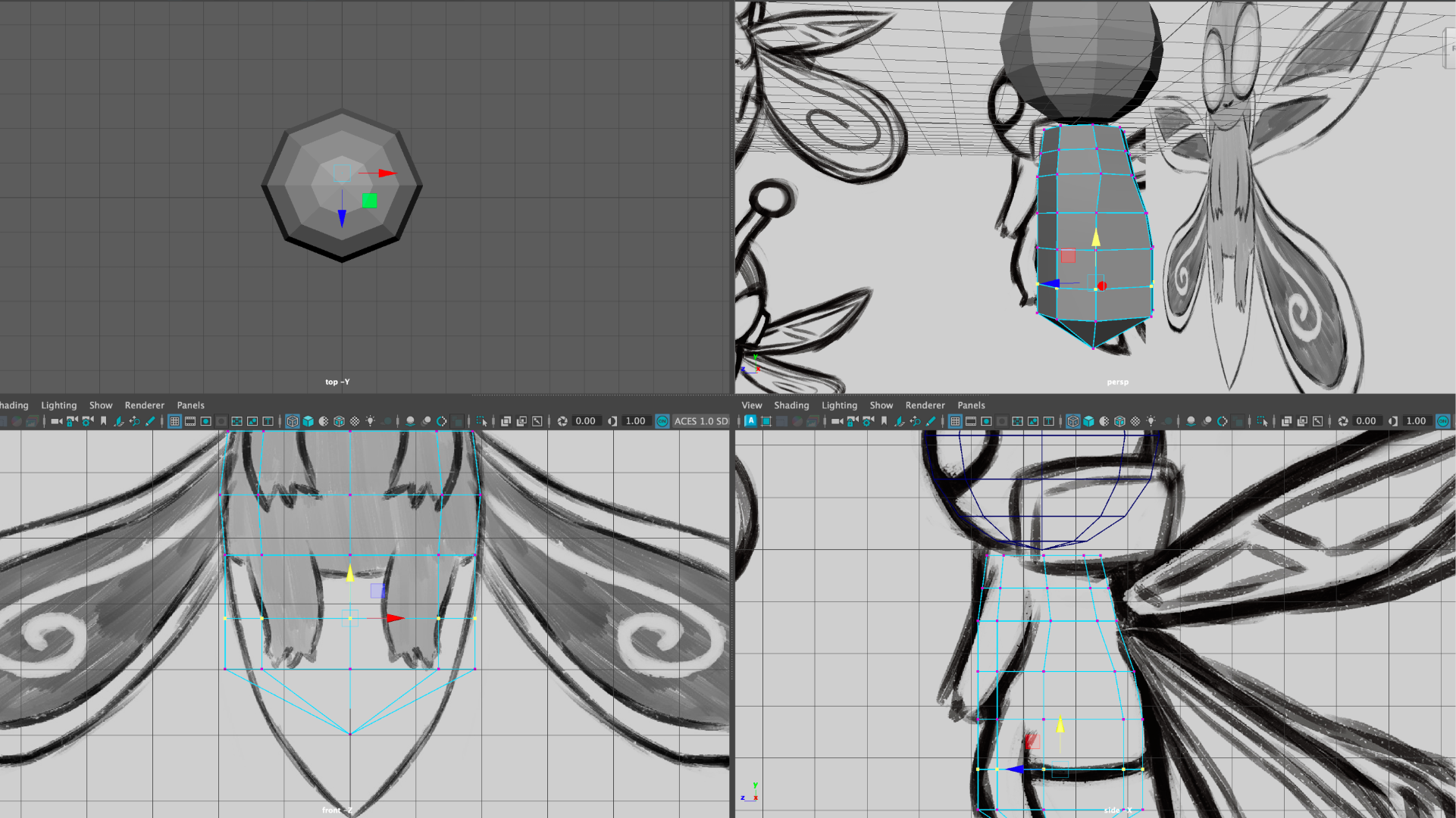 3D model render 1